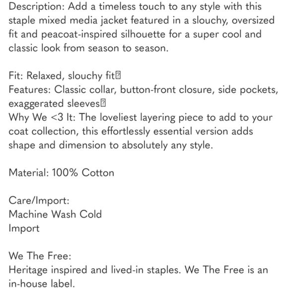 Free people Viva la surplus jacket - Picture 5 of 5